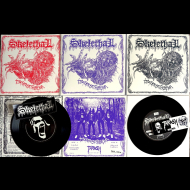 SKELETHAL Transmogrification 7"EP BLACK COVER , PRE-ORDER [VINYL 7"]